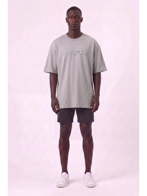 Blow Up Future Gen Günlük Spor Tişört Someone Gri Oversize 141858