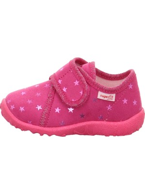 Superfit Spotty Kız Çocuk Panduf Yıldız Desenli - Fuşya 009246-5550