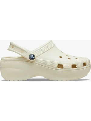 Crocs Classic Platform Kadın Krem Terlik
