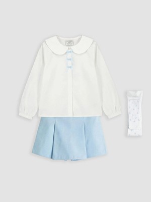 LC Waikiki Lcw Kids Beyaz Kız Çocuk 3'lü Takım