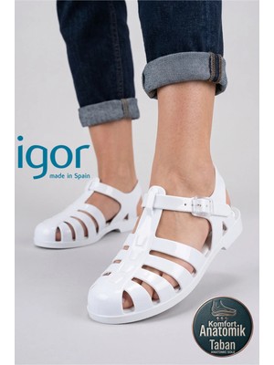 Igor Biarritz Kadın Beyaz Sandalet Kadın Sandalet S10258