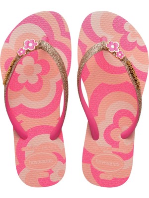 Havaianas Pembe Kız Çocuk Plaj Terliği Kıds Slım Glıtter Iı