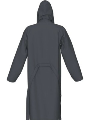 Arena Zeal Robe/asphalt-Whıte Yetişkin Bornozu