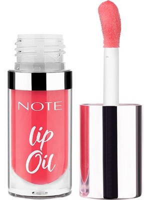 Note Cosmetics Oil 10 Baby Pink Nemlendirici ve Parlatıcı Dudak Bakım Yağı, Pembe