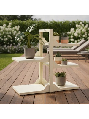 Hamton Versashelf Decorack - Dekoratif Metal Raf Açık Gri - 550 cm Mega