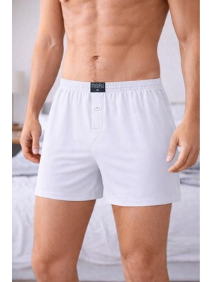 Mısırlı Erkek Pamuklu Ares Şort  Boxer Gri