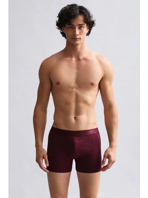 Mısırlı Modal By Tencel Compact Cotton Klasik Boxer Bordo
