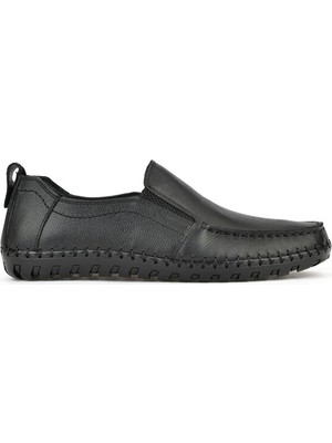 Punto 479464 Erkek Hakiki Deri Rahat Günlük Loafer Ayakkabı