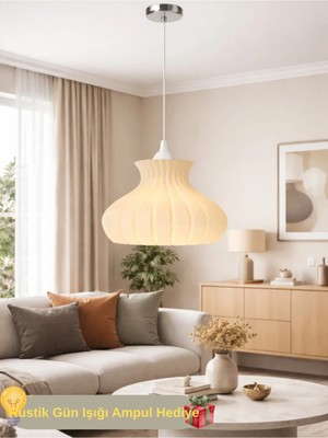 St. Morritz Salon Oturma Odası Tekli Sarkıt Modern Avize Plastik