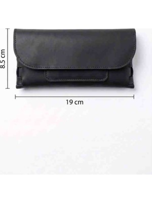Vintage Leather Craft Hakiki Deri Erkek El Portföyü