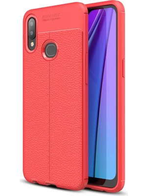 Bezos Galaxy A10S Kılıf Auto Focus Kapak - Kırmızı