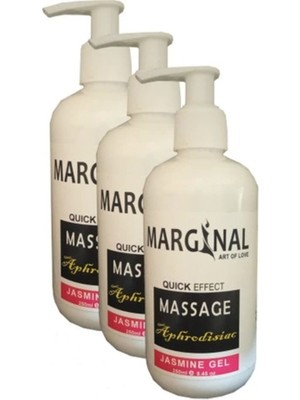 Bezos Marginal Massage Jasmine Gel 250 ml Yasemin Masaj Jeli 3'lü