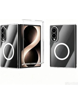 Vendas Galaxy Z Fold 8 Uyumlu Kamera Çıkıntılı M-Safe Şarj Destekli Vendas London Sert PC Kapak