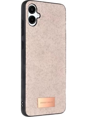 Bezos Galaxy A06 Bright Simli Kapak - Pembe