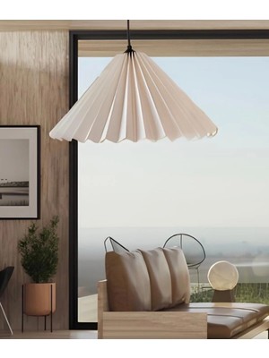 St. Morritz Modern Sarkıt Avize Seashell Avize Krem Renk Şık Görsellik Katar