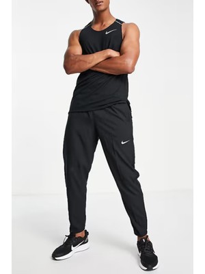 Nike Dri-Fit Challenger Knit Erkek Siyah Spor Eşofman Altı