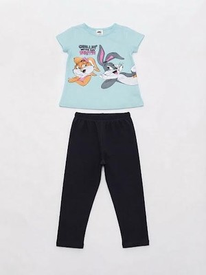 Neat Kids Kız Çocuk Bugs Bunny Kısa Kollu Pantolonlu Alt Üst Takım
