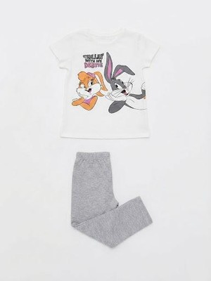 Neat Kids Kız Çocuk Bugs Bunny Kısa Kollu Pantolonlu Alt Üst Takım