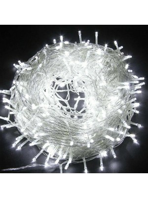St. Morritz LED 10 Metre 8 Animasyon 100 LED Fişli Şeffaf Kablo Dekor Süs Dize Işık