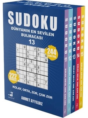 Sudoku Dünyanın En Sevilen Bulmacası 5 Kitap Set