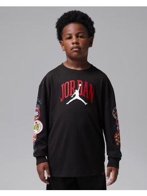 Nike Nıke Jordan Jdb I23 Hıghway Arch Ls Tee Erkek Çocuk Sweatshirt