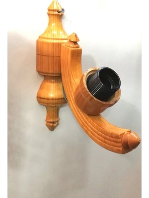 St. Morritz Ahşap Aplik Ahşap Duvar Aplik