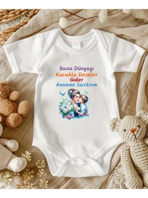Lupi Anne Yazılı Bebek Zıbın