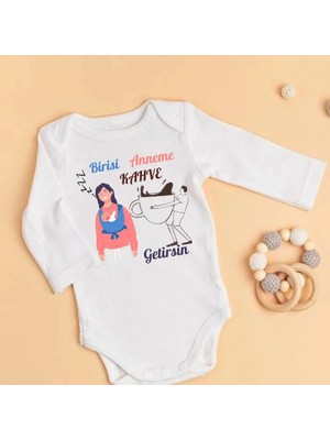 Lupi Anne Yazılı %100 Pamuklu Annane Bebek Zıbın - 11