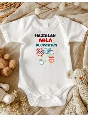Lupi Abla Oluyorsun Yazılı Bebek Zıbın