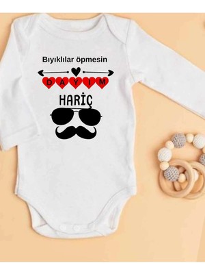 Lupi Dayı Yazılı Bebek Zıbın Yüzde Yüz Pamuk 63