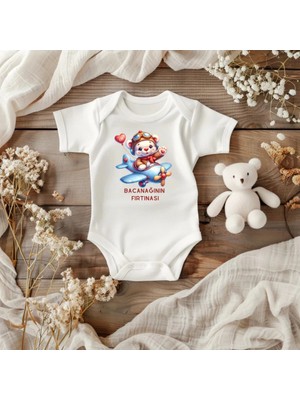 Lupi Baba %100 Pamuklu Yazılı Bebek Zıbını - 333