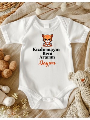 Lupi Dayı Yazılı Bebek Zıbın Yüzde Yüz Pamuk 774