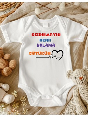 Lupi Hala Yazılı % 100 Pamuk Bebek Zıbın 779