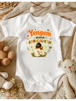 Lupi Yengem Olmak Ayrıcalıktır Yazılı Bebek Zıbın