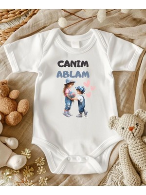 Lupi Canım Ablam Yazılı Bebek Zıbın