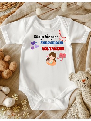 Lupi Anneanne Tasaımlı Bebek Zıbın % 100 Pamuk Unisex 171