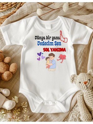 Lupi Dede Tasaımlı Bebek Zıbın % 100 Pamuk Unisex 220