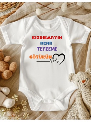 Lupi Teyze Yazılı Bebek Zıbın Yüzde Yüz Pamuk 804