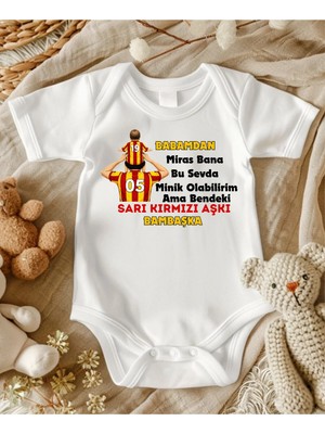 Lupi Sarı Kırmızı Taraftar Zıbın Baba Bebek Zıbın