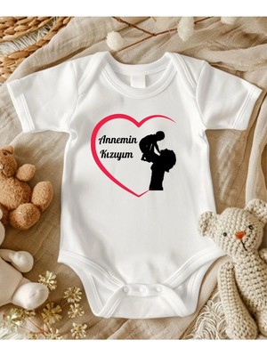 Lupi Anne %100 Pamuklu Yazılı Bebek Zıbını - 223
