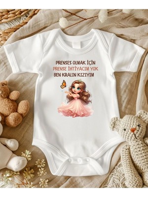 Lupi Baba %100 Pamuklu Yazılı Bebek Zıbını - 107
