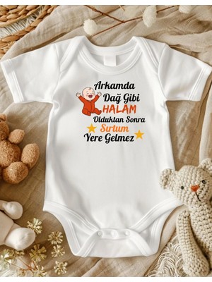 Lupi Hala Yazılı % 100 Pamuk Bebek Zıbın 787