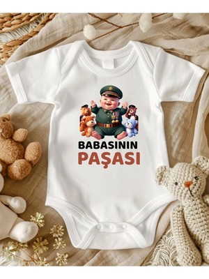 Lupi Baba Yazılı Isimli Zıbın Bebek Zıbın Bebek Giyim Yenidoğan Hediye - 13