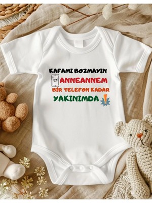 Lupi Anneanne Yazılı Bebek Zıbın % 100 Pamuk 51