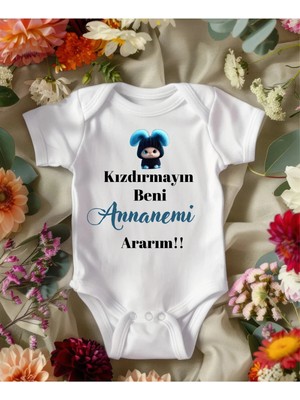 Lupi Anneanne Yazılı Bebek Zıbın % 100 Pamuk 4