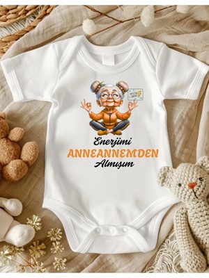 Lupi Anneanne Yazılı Bebek Zıbın % 100 Pamuk 64