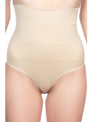 Hobilinka Ten Double Yüksek Bel Çıtçıtlı  Slip Korse