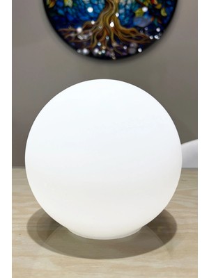 St. Morritz Globe Avize Camı 15CM Mat Beyaz
