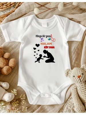 Lupi Hala Yazılı % 100 Pamuk Bebek Zıbın 582