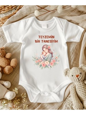 Lupi Teyze Yazılı Bebek Zıbın Yüzde Yüz Pamuk 548